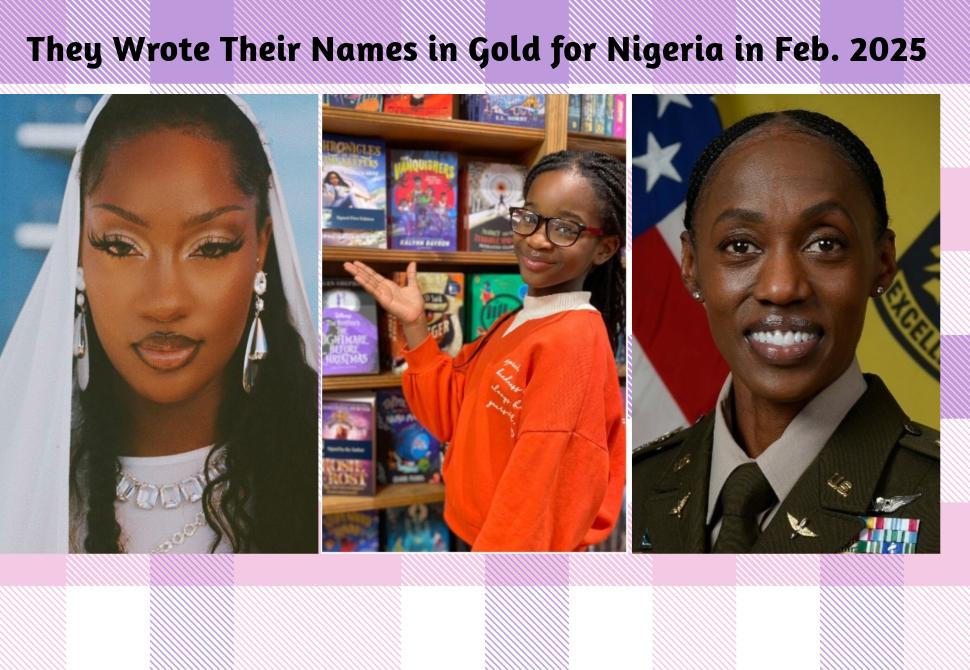 Meet 10 Nigerian Traiblazers on The Global Stage in February 2025