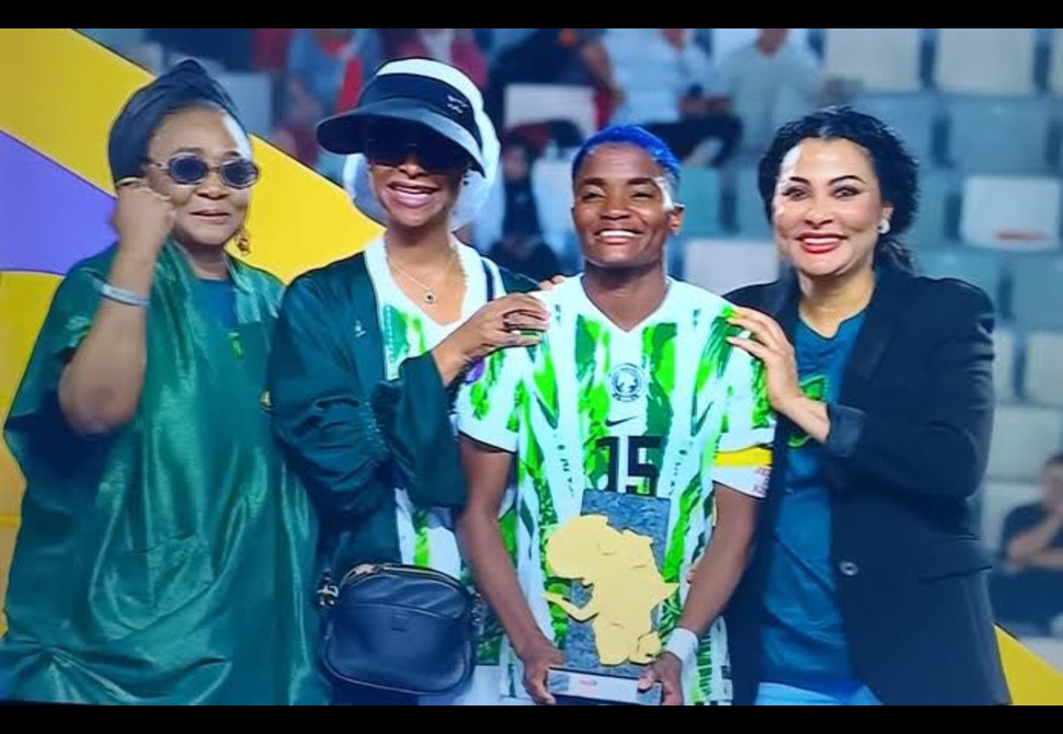 Rasheedat Ajibade won the best player at WAFCON 2024, and Nnadozie won the best goalkeeper.